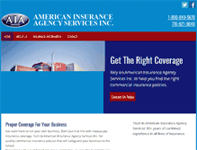 Tablet Screenshot of aiaservices.com
